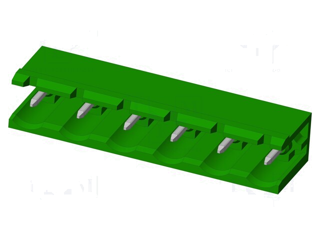 Connector: ontkoppelbare terminal strip; contact; mannelijk Connector: ontkoppelbare terminal strip; contact; mannelijk
